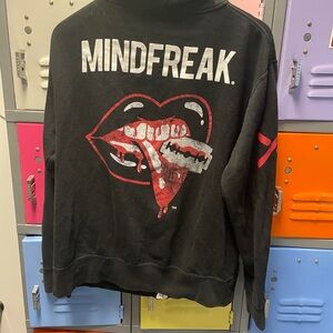 Mindfreak Black Zip-Up Hoodie, M